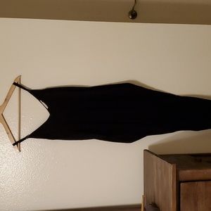 Lovestitch black maxi dress size S/M.